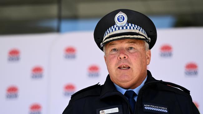 SYDNEY, AUSTRALIA – NewsWire Photos – JULY, 03, 2021: NSW Police Deputy Commissioner Gary Worboys speaks to the media during a COVID-19 press conference in Sydney. New South Wales has recorded 35 new locally transmitted coronavirus cases overnight, nine of which were infectious during their time in the community. Picture: NCA NewsWire/Bianca De Marchi