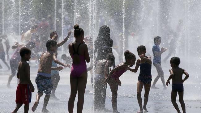 People were taking any chance to cool down last year as many countries endured heatwaves.