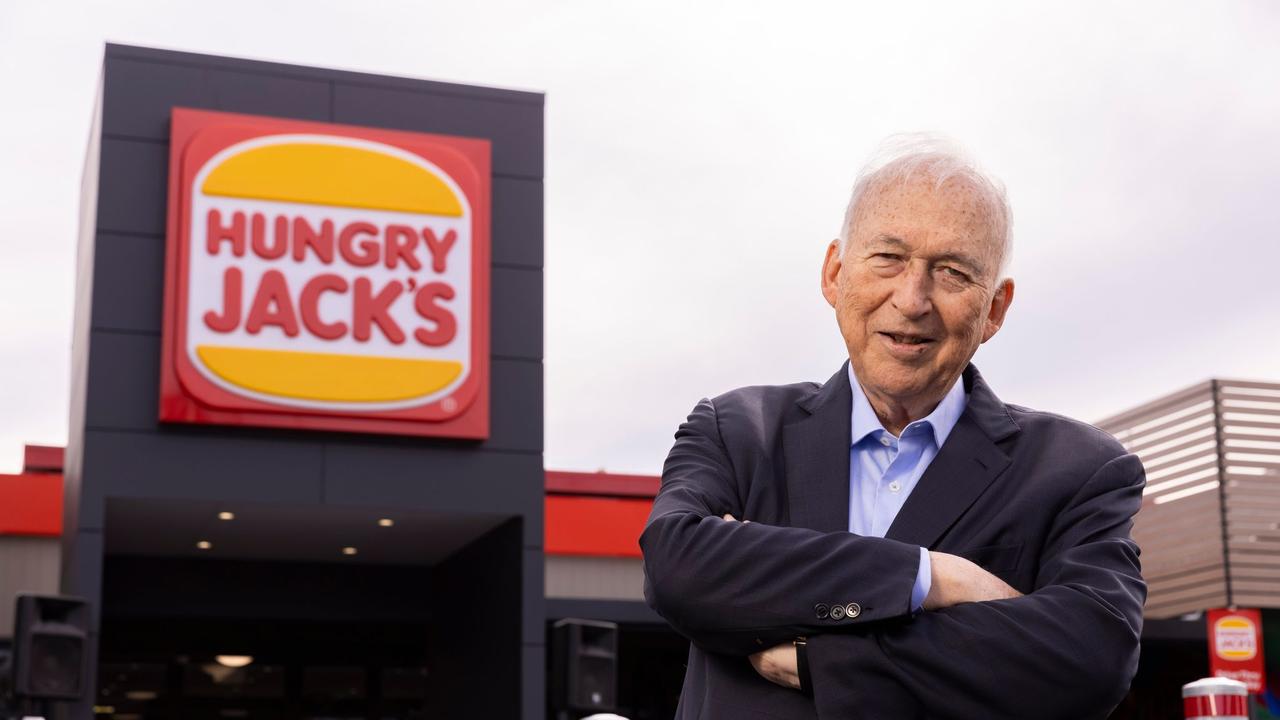 Jack Cowin is supporting vaccination with an incentive program for his staff at his Hungry Jack’s stores.