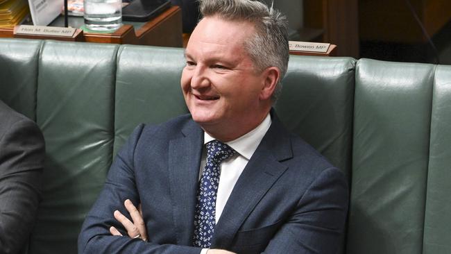 Did the PM have a bet with Climate Change and Energy Minister Chris Bowen? Picture: Martin Ollman