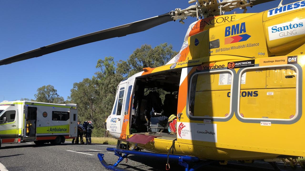 five-in-hospital-following-crash-on-the-bruce-highway-the-courier-mail