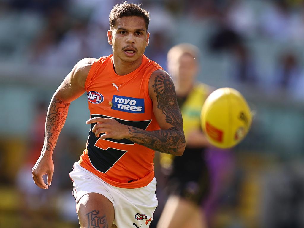 Bobby Hill, for the second year in succession, is expected to request a trade out of GWS. Picture: Michael Klein