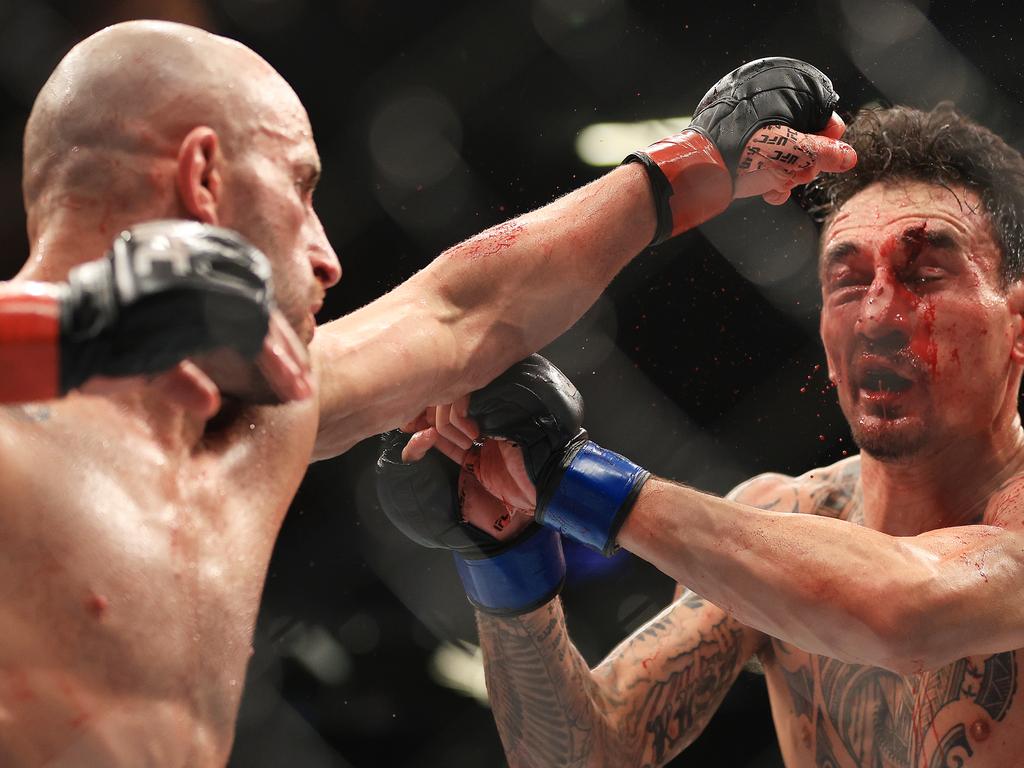 Volkanovski obliterated Holloway in their third fight. Picture: Carmen Mandato/Getty Images