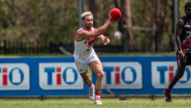 Dylan Collis has taken over as Waratah captain in the 2023-24 NTFL season. Picture: Pema Tamang Pakhrin