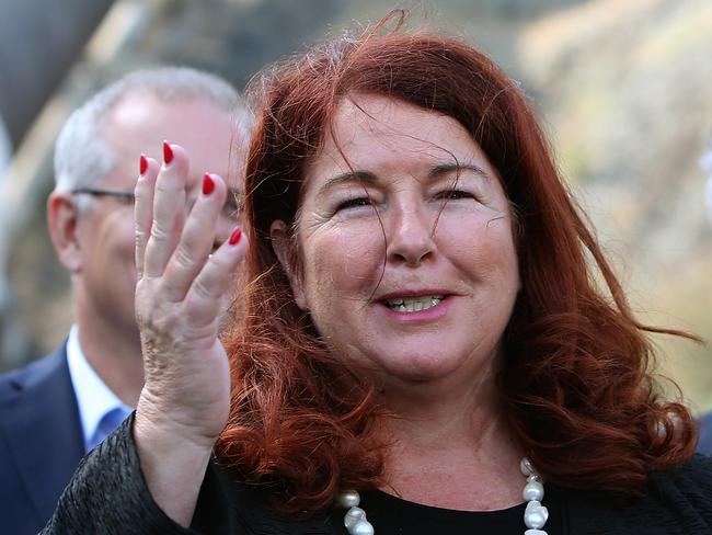 Minister for the Environment Melissa Price visiting the Snowy Hydro Tumut 3 Power Station, in NSW. Picture Kym Smith