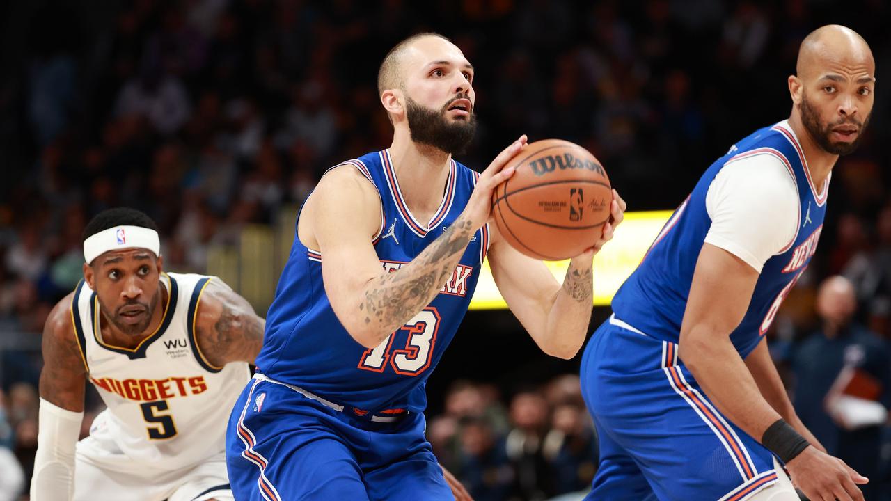 Evan Fournier and his $78 million contract could be on the move. Picture: Justin Tafoya/Getty