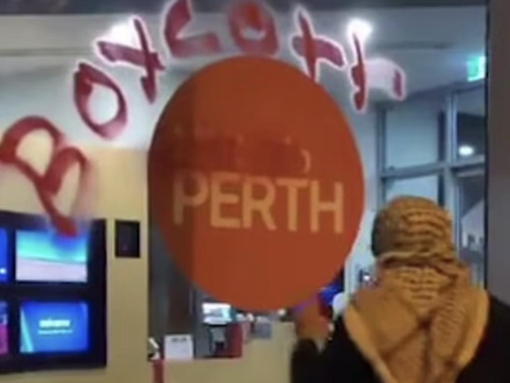 ABC Radio’s Perth headquarters has been vandalised by a pro-Palestine activist after the shock axing of presenter Antoinette Lattouf.