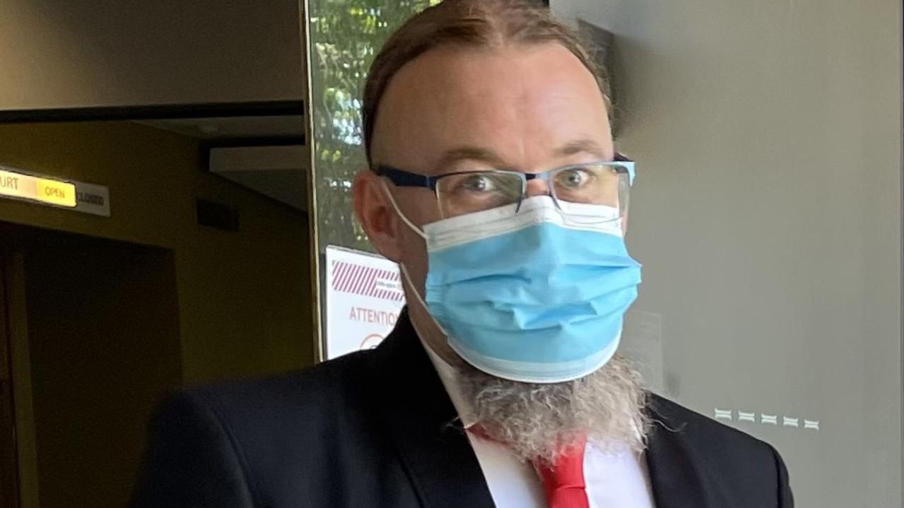 Jason Leigh Tapp outside the Caloundra Magistrates Court on December 7.