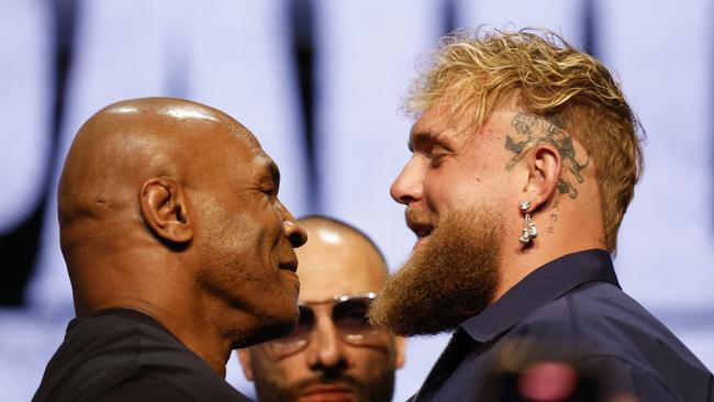 Mike Tyson has suffered a scary medical issue before his upcoming fight against Jake Paul. Picture: Sarah Stier/Getty Images