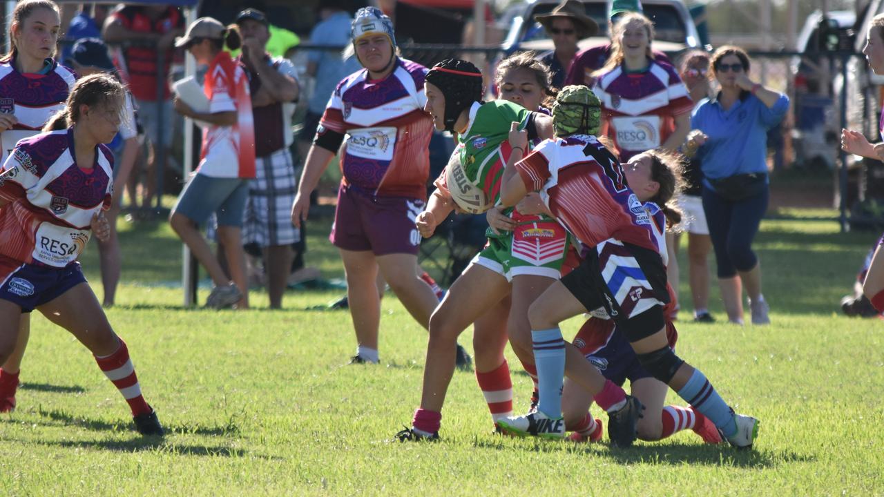 Gatton/Valleys v Southern Outback U17 girls. Adrian Vowles Cup 2020.