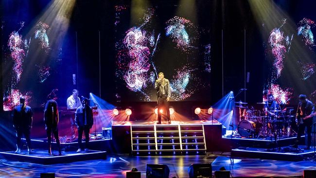 Guy Sebastian squeezed an arena show into a theatre-sized venue. Pic: Bronwen Caple