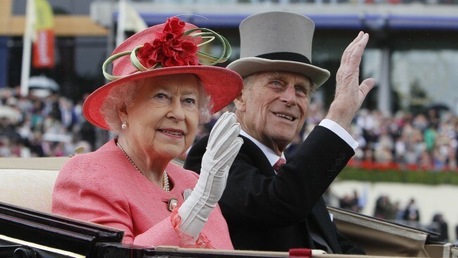 Queen Elizabeth and Prince Philip.