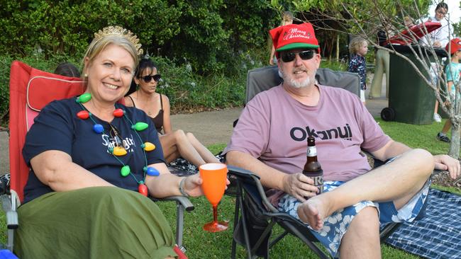 The Stack couple enjoy their time at the 2023 Buderim Community Carols.