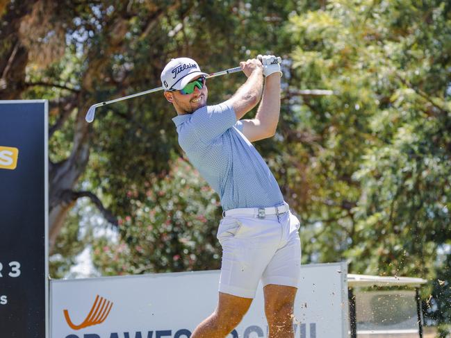 Blake Proverbs took home the Murray River event in thrilling circumstances. Photo: Golf Australia.