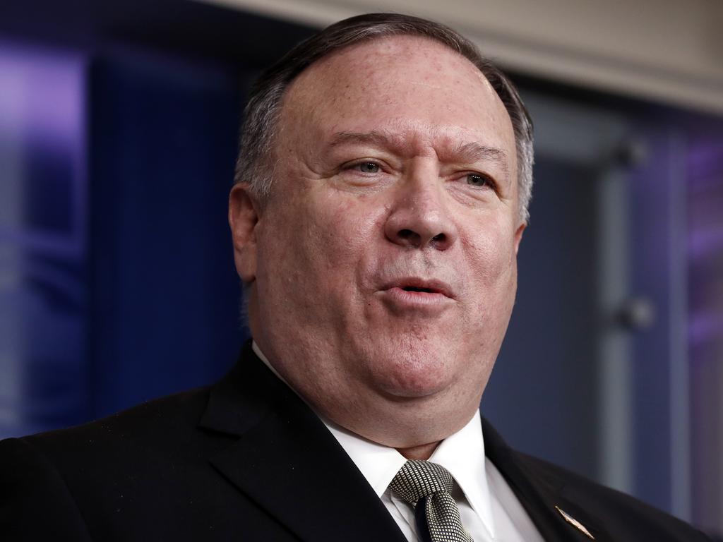 Secretary of State Mike Pompeo. Picture: AP