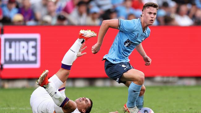 Jake Girdwood-Reich is off to the MLS after a season with Sydney FC. Picture: Cameron Spencer/Getty Images