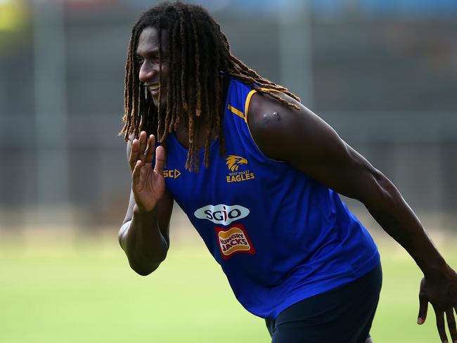 Nic Naitanui of the Eagles is firming for round 1