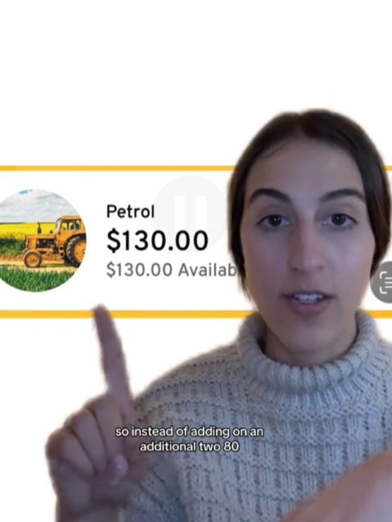 She caps her petrol spend at $NZ280 a month. Picture: TikTok