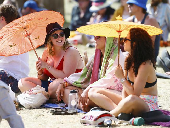 Falls Festival Day 3 at Marion Bay, New Years Eve. PICTURE: MATT THOMPSON