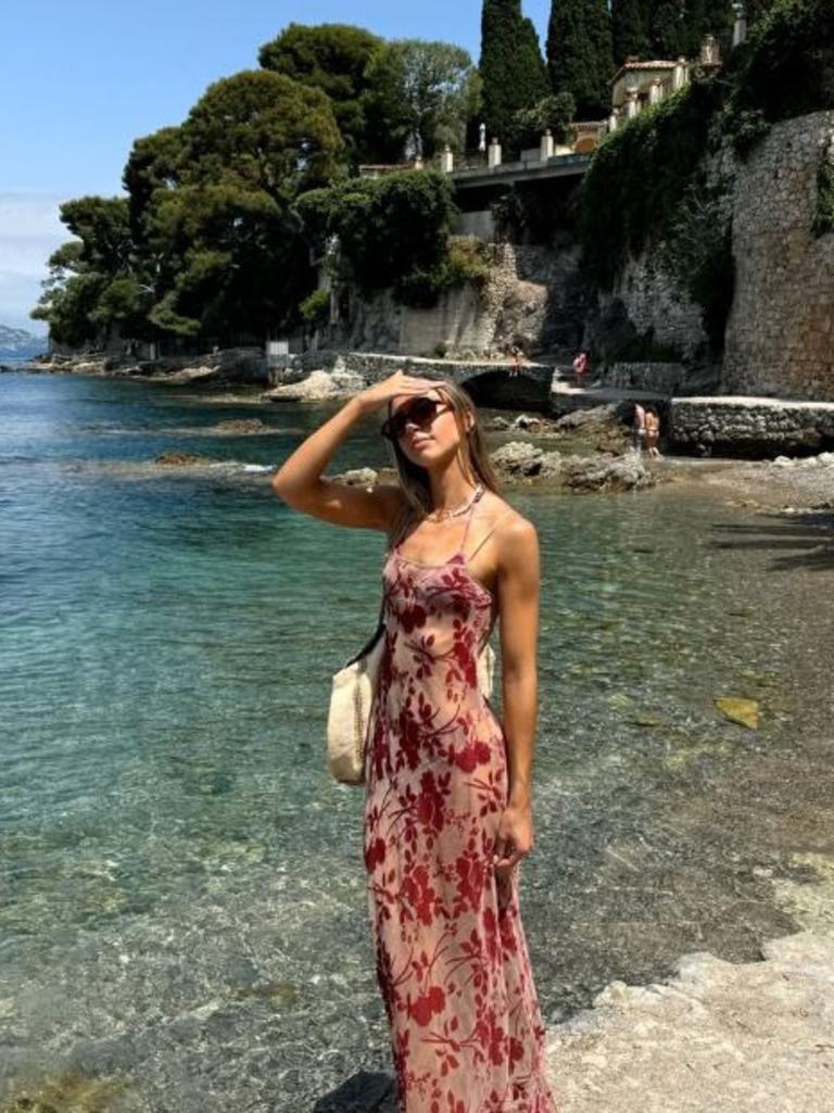 The influencer travelled to Europe last year. Picture: @georgia_zadow