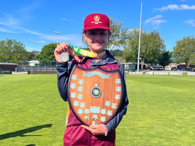 Isabella competed against the nations best 11-12 year old cricket players from November 19-26 in Ballarat.