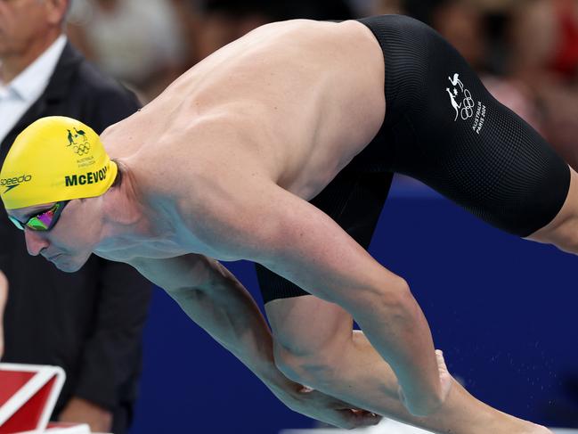 Cameron McEvoy has qualified equal fastest for the 50m freestyle final. Picture: Adam Head