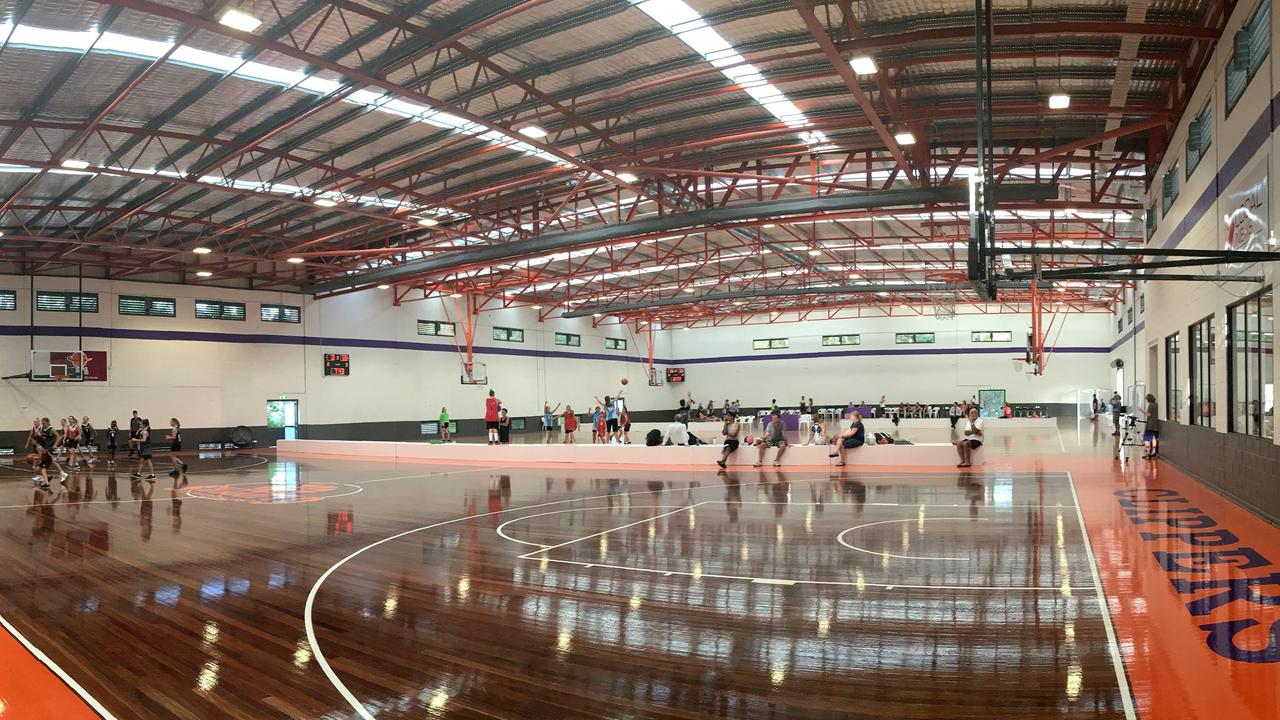 EXPANSIVE: The three courts at Maroochydore Basketball Stadium.