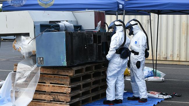 The AFP has seized the largest shipment ever detected in Australia of the deadly opioid fentanyl, following a joint operation with the Australian Border Force. Picture: Australian Federal Police