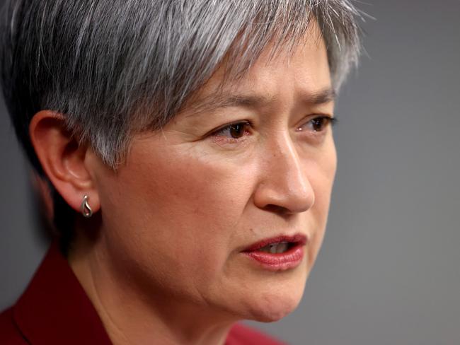 ADELAIDE, AUSTRALIA - NewsWire Photos 4, august, 2023:  Foreign Minister Penny Wong and Trade Minister Don Farrell, are in Adelaide today and will hold a joint press conference speak about Chinese tariffs been lifted on Barley. Picture: NCA NewsWire / Kelly Barnes