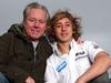 PHILLIP ISLAND, AUSTRALIA - OCTOBER 16: Former 500cc World Champion Wayne Gardner poses with his son Remy ahead of the 2014 MotoGP of Australia at Phillip Island Grand Prix Circuit on October 16, 2014 in Phillip Island, Australia. Remmy Gardner will race this weekend in the Moto3 for Team Laglisse Calvo. (Photo by Robert Cianflone/Getty Images)