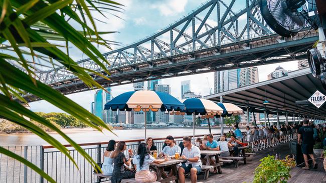 Howard Smith Wharves are open for business again and calling out for people to holiday in Queensland. Photo: TEQ