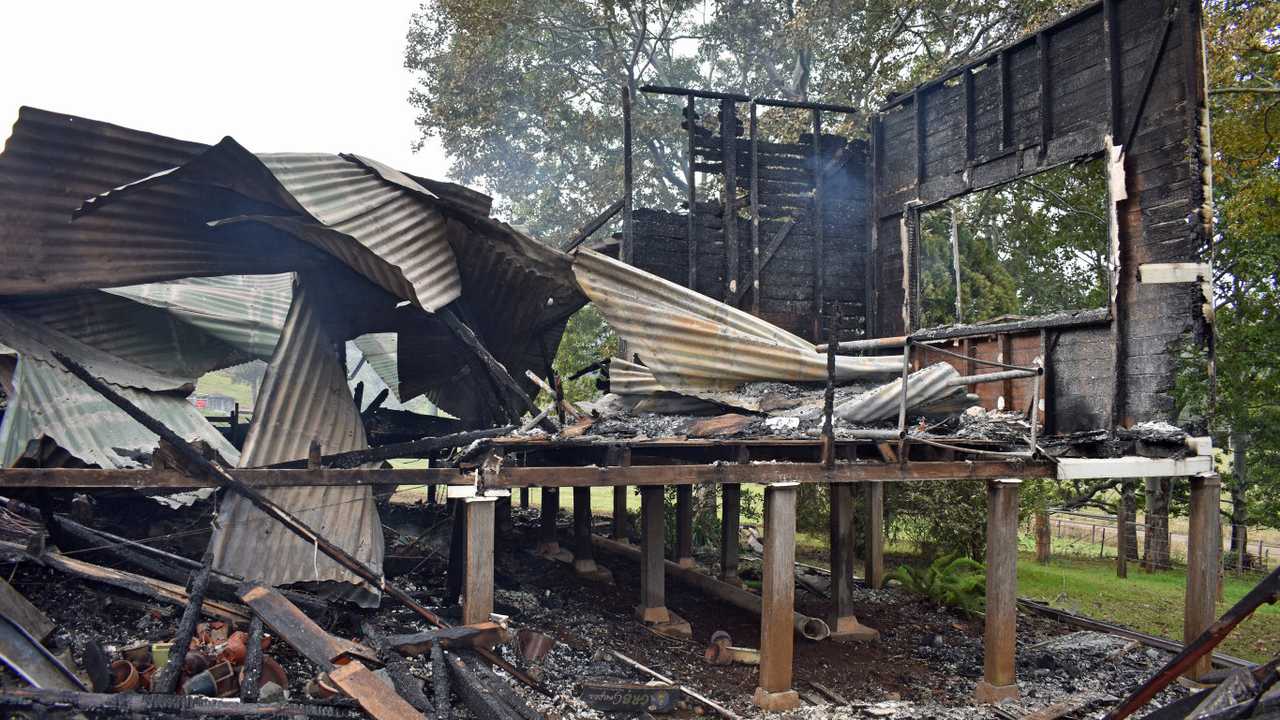 PHOTOS: Family home gutted by fire likely caused by candle | Daily ...