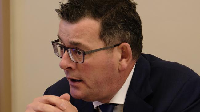 MELBOURNE AUSTRALIA - NewsWire Photos JUNE 2, 2023: Victorian Premier Daniel Andrews addresses the  Public Accounts and Estimates Committee.Picture: NCA NewsWire / Luis Enrique Ascui