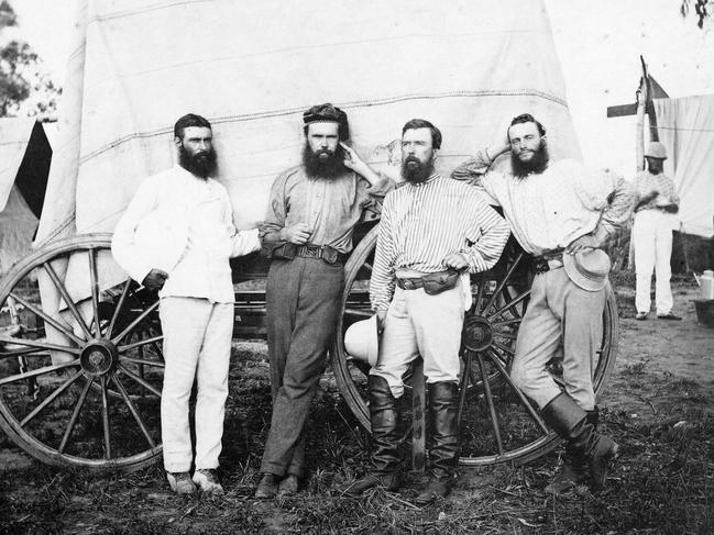 150th Anniversary of the Overland Telegraph Line. Alexander Mitchell, Charles Todd, Robert Patterson, John Little