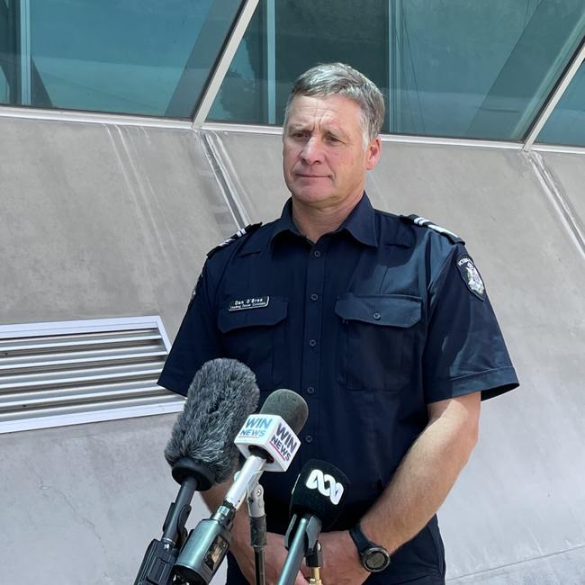 Leading Senior Constable Dan O’Bree of the Proactive Policing Unit for Western Region Division 5, outside Bendigo Police Station. Picture: Julieanne Strachan