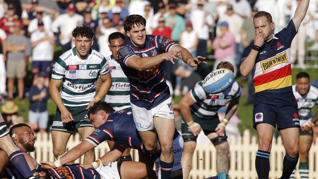 Easts v Warringah at North Sydney Oval on Saturday. Picture: Karen Watson/SRU