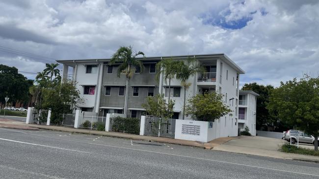 Residents at this Alma Street unit block in Rockhampton were shocked to hear a man had died following a fall from an upper-level balcony.