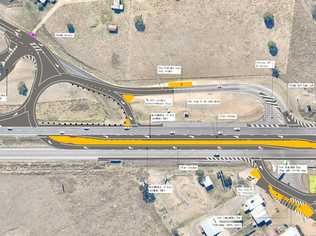 UPGRADES: Traffic at the Minden crossroads was switched to a new alignment this month.