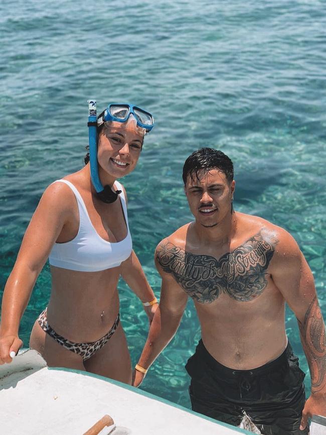 Talia Fuimaono and Haze Dunster. Picture: Instagram