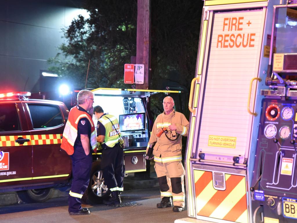 Emergency services and state engineers were called to the scene. Picture: Flavio Brancaleone