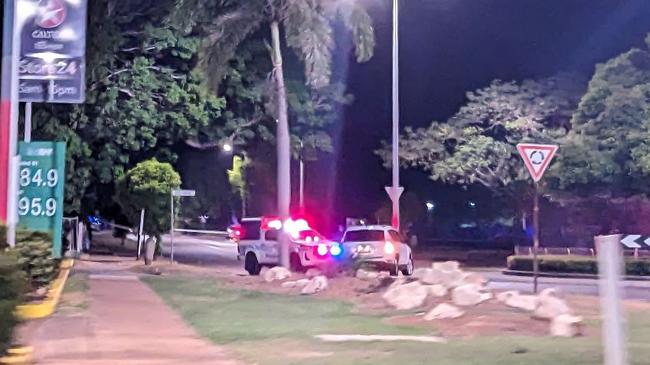 The scene of Kush Raj Rayamajhi’s alleged hit and run causing death at Progress Dr, Coconut Grove. Picture: Katie Hall