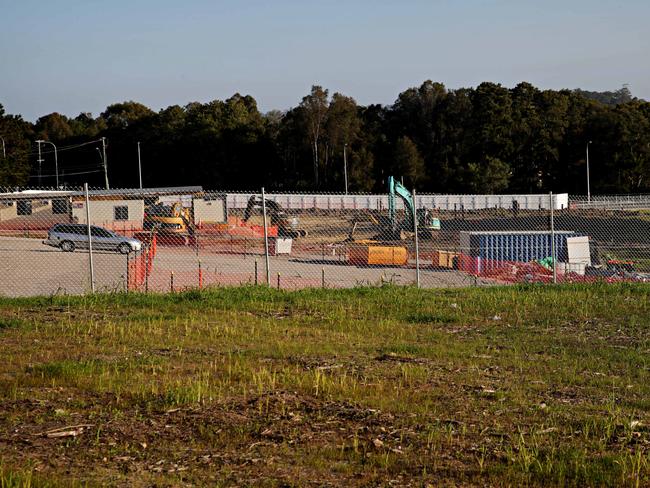 Construction works begin. Picture: Adam Yip / Manly Daily