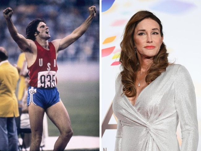 Images of Bruce Jenner and Caitlyn Jenner