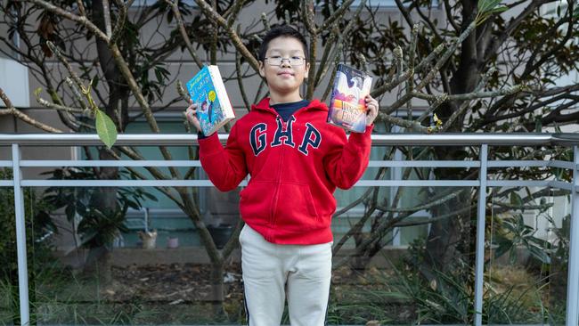 Lucas Wong from Chatswood Public School has won the Yr 5-6 age category in the 2023 Kids News Short Story Competition. Photographer: Christian Anstey