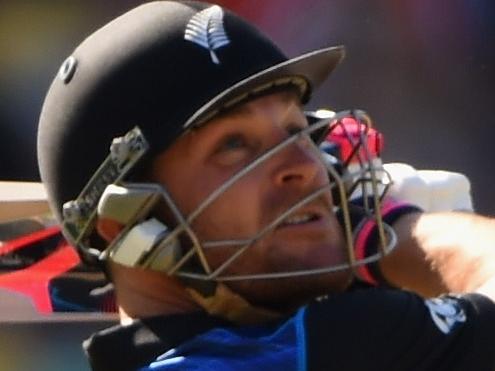 WELLINGTON, NEW ZEALAND - FEBRUARY 20: Brendon McCullum of New Zealand plays a shot during the 2015 ICC Cricket World Cup match between England and New Zealand at Wellington Regional Stadium on February 20, 2015 in Wellington, New Zealand. (Photo by Shaun Botterill/Getty Images)