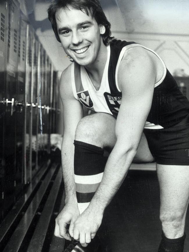 Triple Carlton premiership player Peter McConville also played for St Kilda after starting his career with a flag for Golden Square.