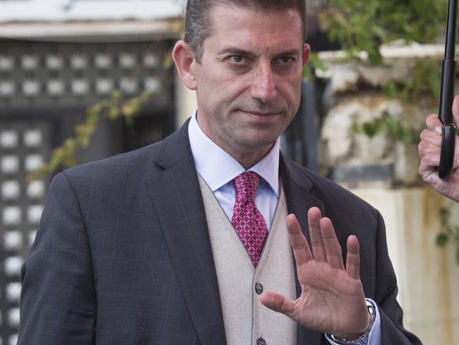 Joe Karam, lawyer for detainee Adam Whittington, outside Baabda palace of justice in Beirut. Picture: Ella Pellegrini