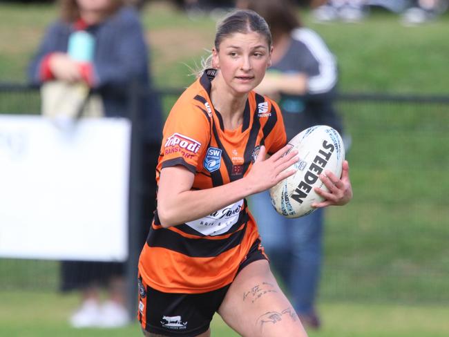 Bre Cunningham is a pathways rep for Wests Tigers. Picture Warren Gannon Photography