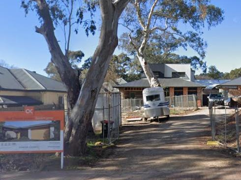 A man has been fined $10,000 after illegally removing a gum tree from a vacant $1.2 million property in Rosslyn Park. Picture: Google