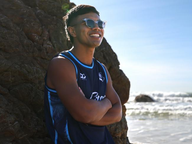 Gold Coast Titans fullback Keano Kini has signed a new long-term deal. Picture: Titans Media.